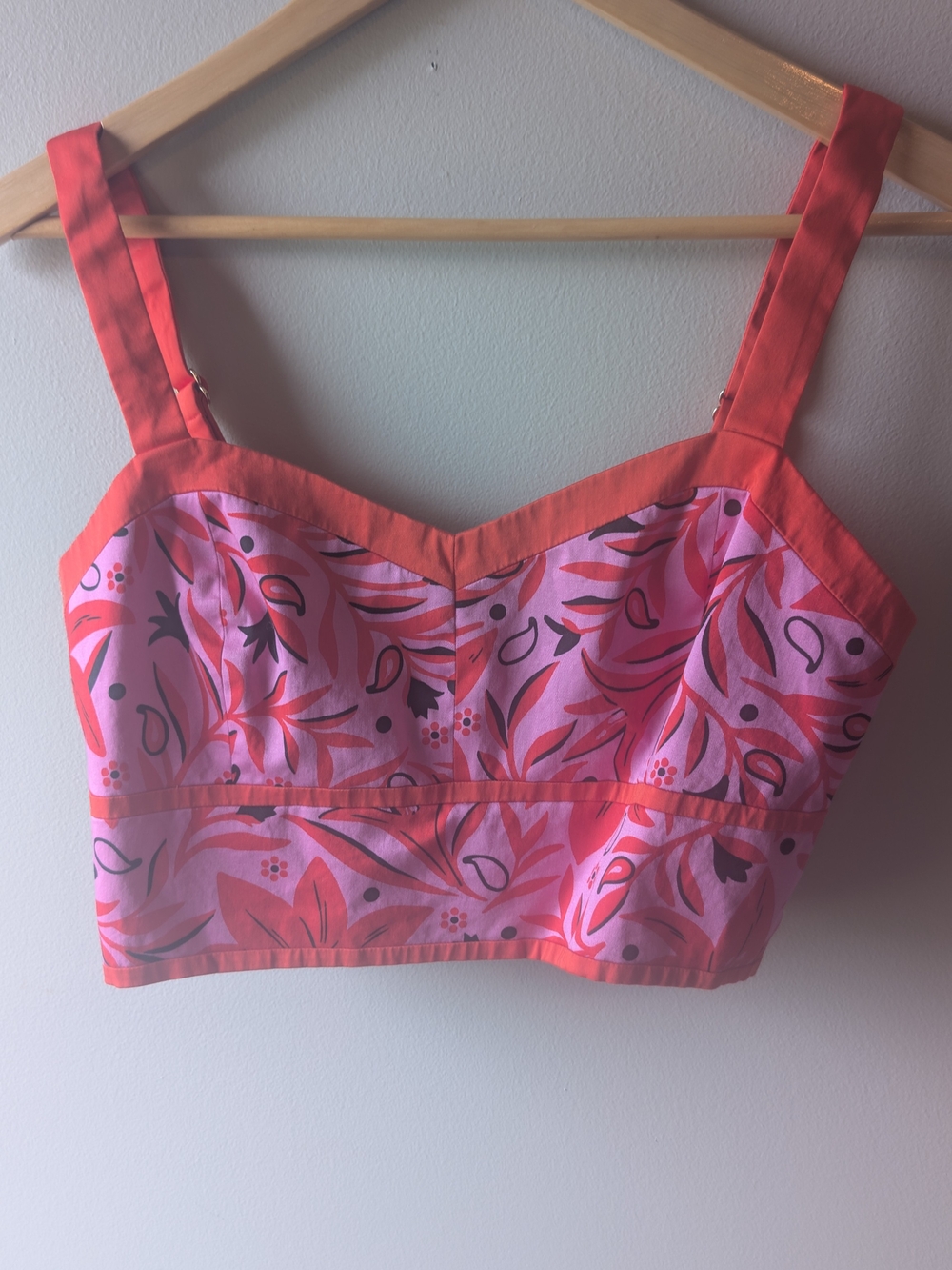 kate spade Pink and Red Floral Crop Top